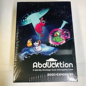 Abducktion A Weirdly Strategic Duck Kidnapping Game Base + Expansion NEW Sealed